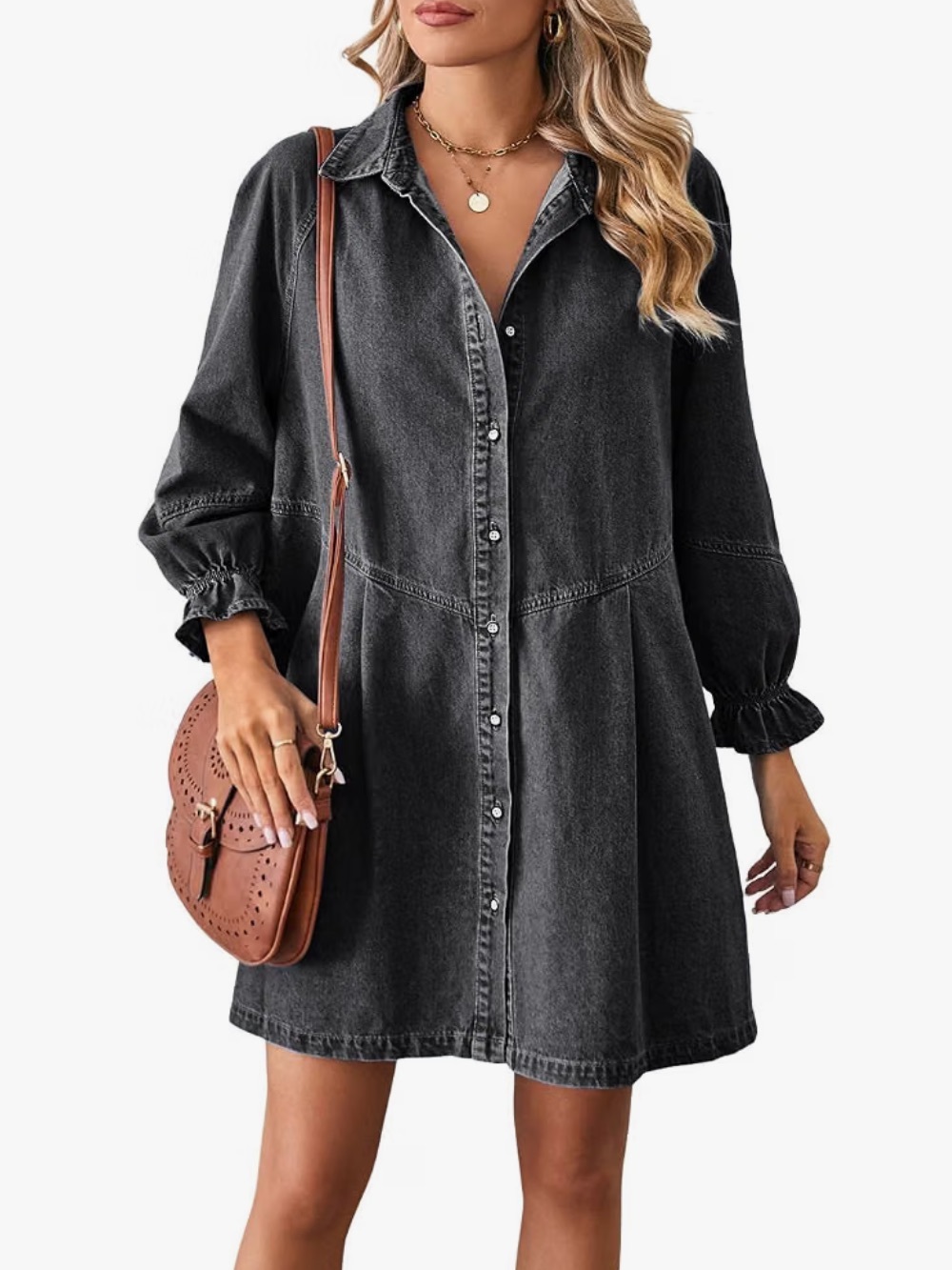 Denim dress